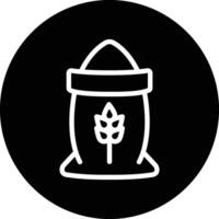 Flour Icon Design Illustration vector