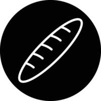 Baguette Icon Design Illustration vector