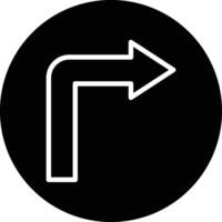 Turn Icon Design Illustration vector