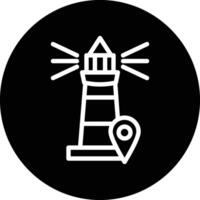 Light house Icon Design Illustration vector