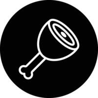 Pork Icon Design Illustration vector
