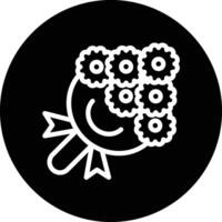 Bouquet Icon Design Illustration vector