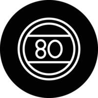 Speed limit Icon Design Illustration vector