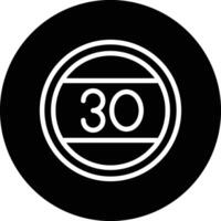 Speed limit Icon Design Illustration vector