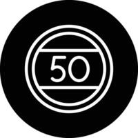 Speed limit Icon Design Illustration vector