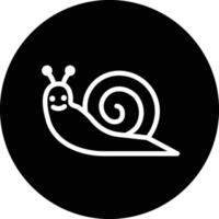 Snail Icon Design Illustration vector