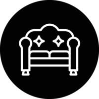 Sofa Icon Design Illustration vector