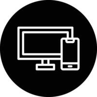 Responsive Icon Design Illustration vector