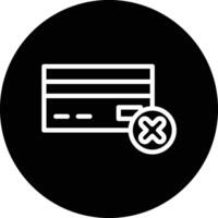 Payment failed Icon Design Illustration vector