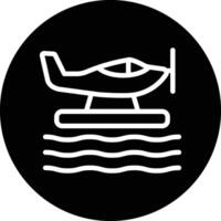 Seaplane Icon Design Illustration vector