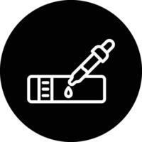 Microscope slide Icon Design Illustration vector