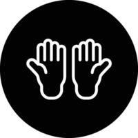 Gloves Icon Design Illustration vector
