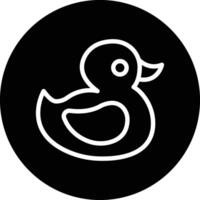 Rubber duck Icon Design Illustration vector