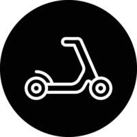 Scooter Icon Design Illustration vector