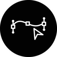 Path point Icon Design Illustration vector