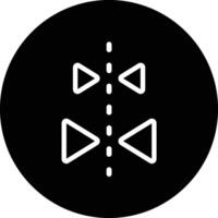 Mirror image Icon Design Illustration vector