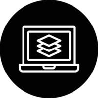 Layers Icon Design Illustration vector