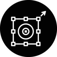 Resize option Icon Design Illustration vector