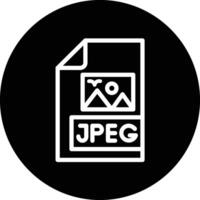 Jpeg file Icon Design Illustration vector