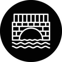 Bridge Icon Design Illustration vector