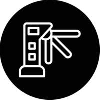 Turnstiles Icon Design Illustration vector