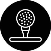 Golf ball Icon Design Illustration vector