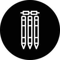 Wickets Icon Design Illustration vector