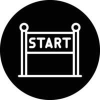 Start Icon Design Illustration vector