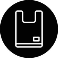 Plastic bag Icon Design Illustration vector