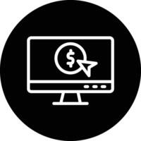 Pay per click Icon Design Illustration vector