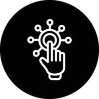 Interactivity Icon Design Illustration vector