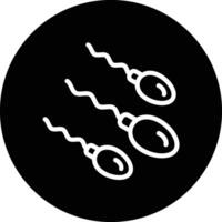 Sperms Icon Design Illustration vector