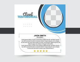 Client Testimonials Design testimonial vector