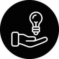 Solution Icon Design Illustration vector