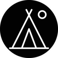 Camping Icon Design Illustration vector