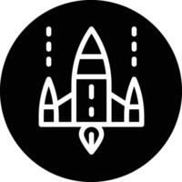 Spaceship Icon Design Illustration vector