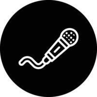 Microphone Icon Design Illustration vector