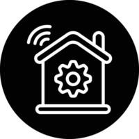 Smart Home Icon Design Illustration vector