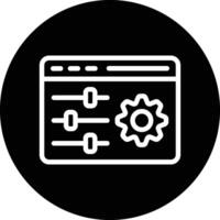 Configuration Icon Design Illustration vector