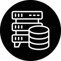 Database Storage Icon Design Illustration vector