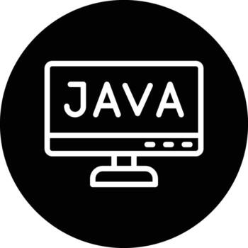 Java Icon Design Illustration vector