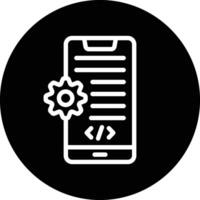 App Development Icon Design Illustration vector