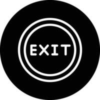 Exit Icon Design Illustration vector