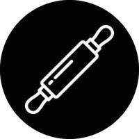 Rolling Pin Icon Design Illustration vector