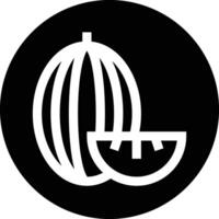 Muskmelon Icon Design Illustration vector