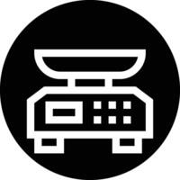 Weight Scale Icon Design Illustration vector