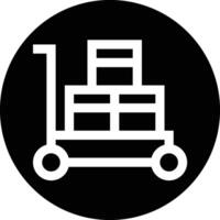 Delivery Cart Icon Design Illustration vector