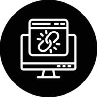 Link Icon Design Illustration vector
