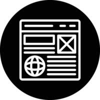Wireframe Icon Design Illustration vector