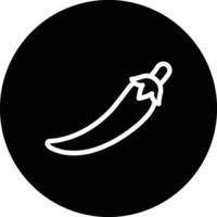Chili Icon Design Illustration vector